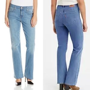 NWT Levi’s 515 Bootcut size 12 womens blue jeans
